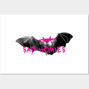 Punk Sad Homies - Bat Posters and Art